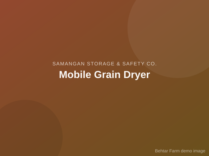 Mobile Grain Dryer