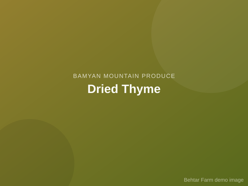 Dried Thyme